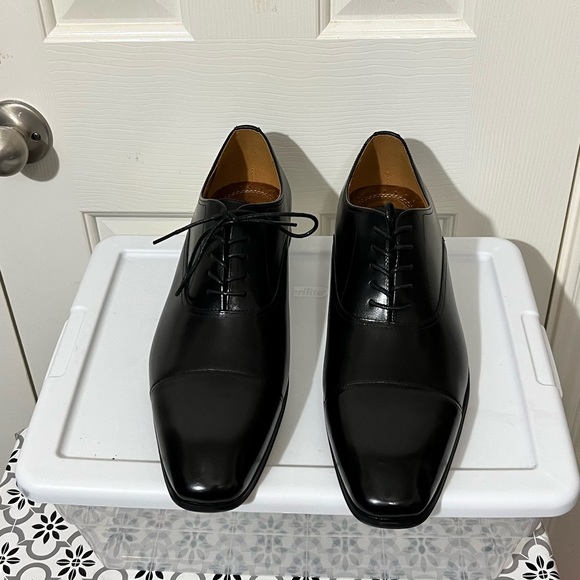 NWOT Florsheim Black Imperial Smooth Leather Dress Shoes Men’s Size 14D